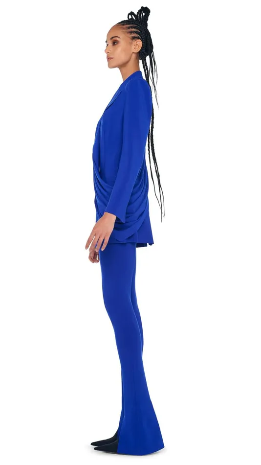 Norma Kamali Bottoms SPAT LEGGING Electric Blue 8211 Clothing