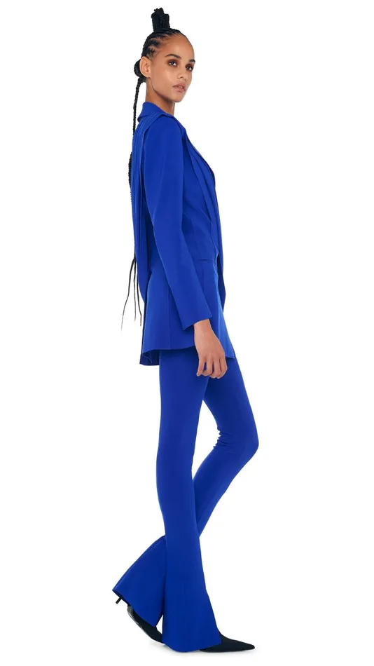 Norma Kamali Bottoms SPAT LEGGING Electric Blue 8211 Clothing