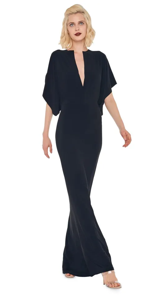 Norma Kamali Dresses OBIE GOWN Black 8211 Clothing
