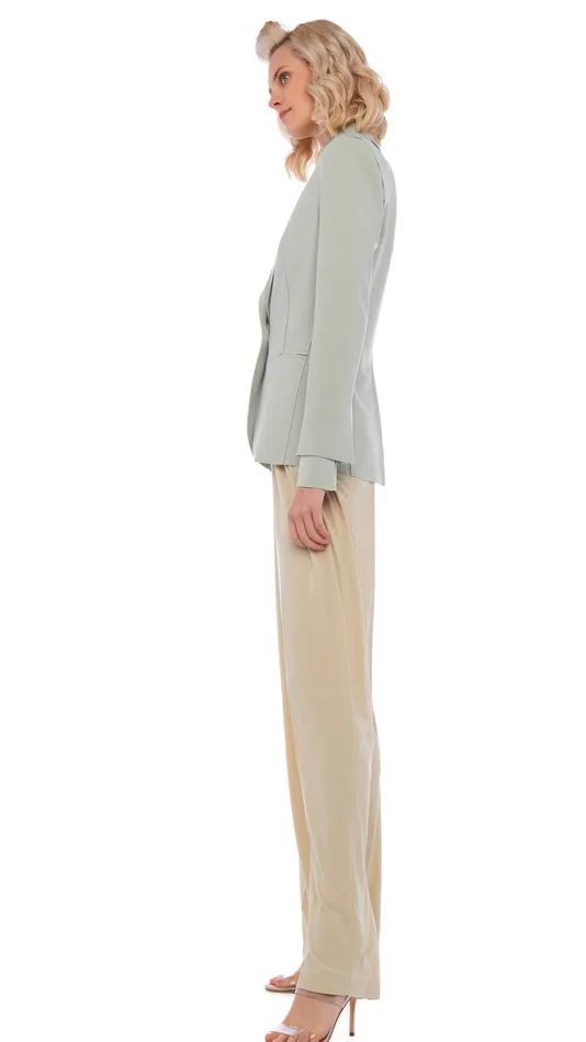 Norma Kamali Jackets CLASSIC SINGLE BREASTED JACKET Dried Sage 8211 Clothing Norma Kamali Jackets CLASSIC SINGLE BREASTED JACKET Dried Sage 8211 Clothing