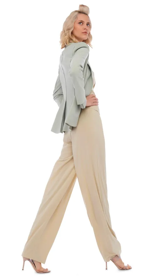 Norma Kamali Jackets CLASSIC SINGLE BREASTED JACKET Dried Sage 8211 Clothing Norma Kamali Jackets CLASSIC SINGLE BREASTED JACKET Dried Sage 8211 Clothing