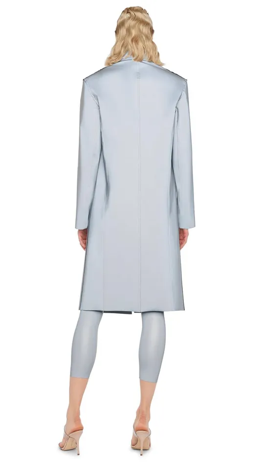 Norma Kamali Jackets OVERSIZED SINGLE BREASTED JACKET Grey 8211 Clothing