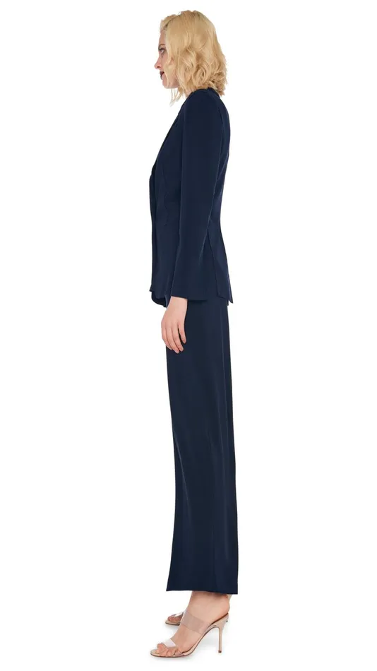 Norma Kamali Jackets SINGLE BREASTED JACKET Midnight 8211 Clothing