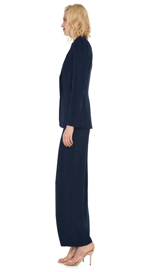 Norma Kamali Jackets SINGLE BREASTED JACKET Midnight 8211 Clothing