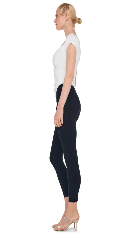 Norma Kamali Tops CAP SLEEVE SWEETHEART SIDE DRAPE TOP Snow White 8211 Clothing Norma Kamali Tops CAP SLEEVE SWEETHEART SIDE DRAPE TOP Snow White 8211 Clothing