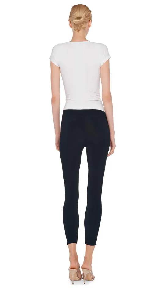 Norma Kamali Tops CAP SLEEVE SWEETHEART SIDE DRAPE TOP Snow White 8211 Clothing Norma Kamali Tops CAP SLEEVE SWEETHEART SIDE DRAPE TOP Snow White 8211 Clothing