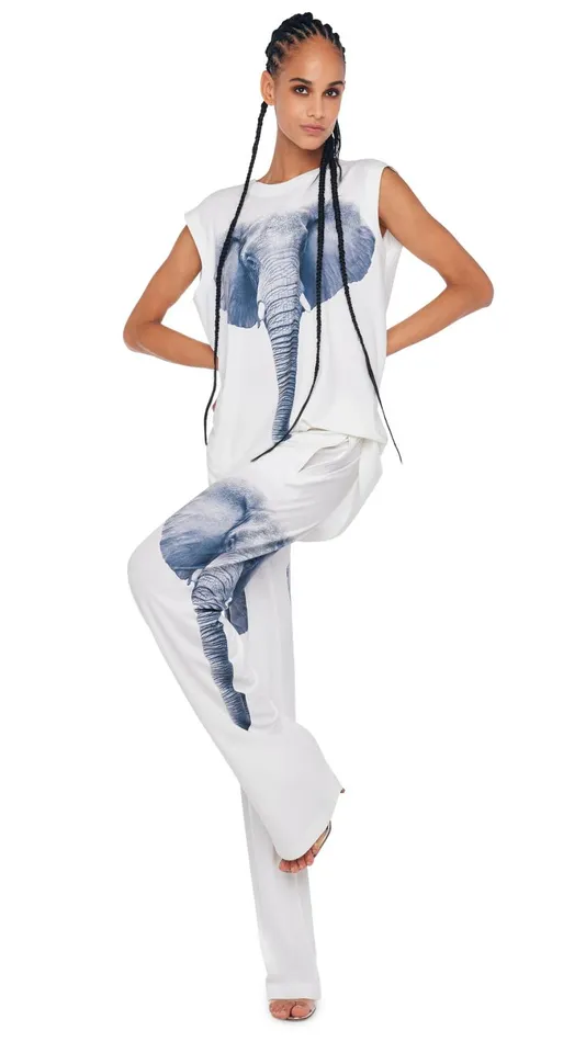 Norma Kamali Tops SLEEVELESS BOYFRIEND CREWNECK TOP Elephant Headsnow White 8211 Clothing Norma Kamali Tops SLEEVELESS BOYFRIEND CREWNECK TOP Elephant Headsnow White 8211 Clothing