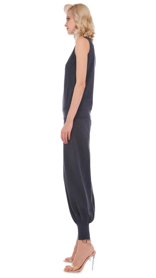 Norma Kamali Tops SLEEVELESS TAILORED TERRY TOP Dark Heather Grey 8211 Clothing Norma Kamali Tops SLEEVELESS TAILORED TERRY TOP Dark Heather Grey 8211 Clothing