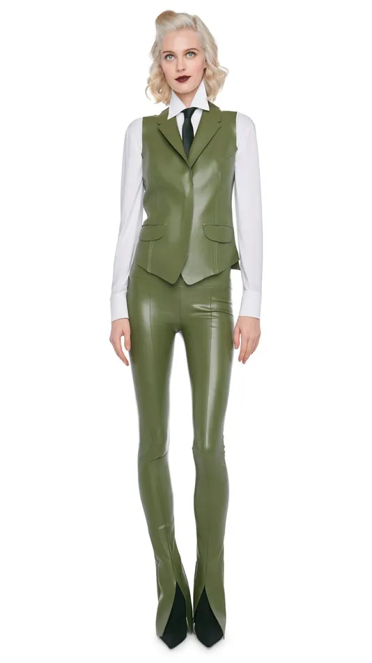 Norma Kamali Tops VEST WITH LAPEL Military 8211 Clothing