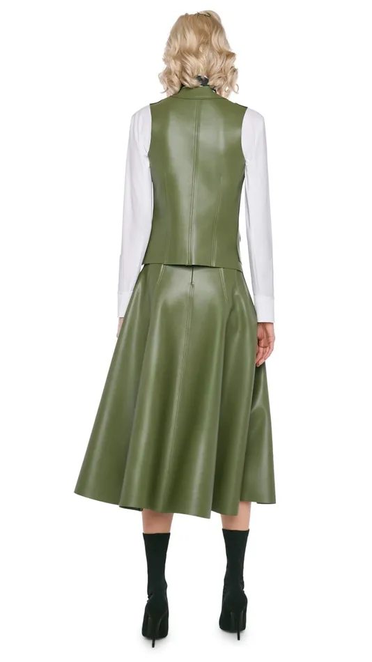 Norma Kamali Tops VEST WITH LAPEL Military 8211 Clothing