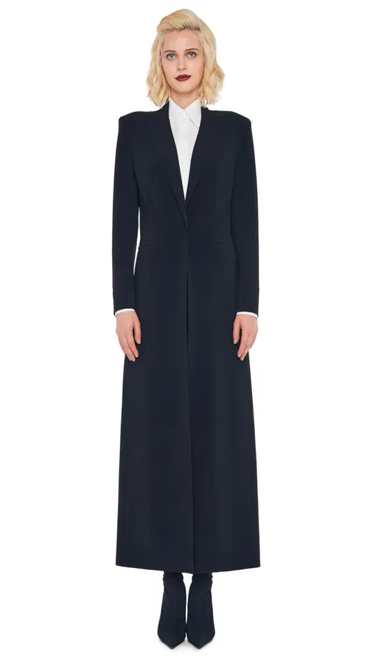 Norma Kamali Wardrobe ELEPHANT PLEAT SHORT With SINGLE BREASTED COAT 8211 Clothing Norma Kamali Wardrobe ELEPHANT PLEAT SHORT With SINGLE BREASTED COAT 8211 Clothing
