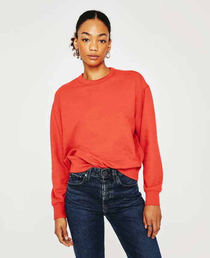 Nova Crew Terra Cotta Women AG Jeans Sweatshirts