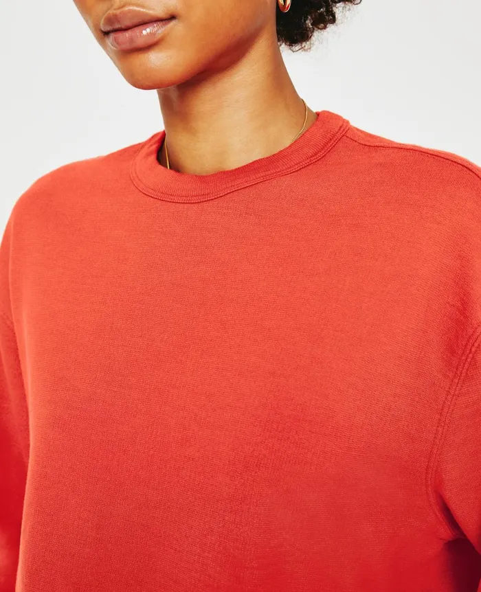 Nova Crew Terra Cotta Women AG Jeans Sweatshirts Nova Crew Terra Cotta Women AG Jeans Sweatshirts