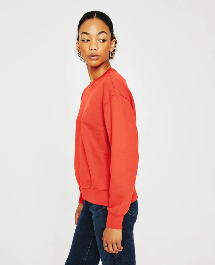 Nova Crew Terra Cotta Women AG Jeans Sweatshirts Nova Crew Terra Cotta Women AG Jeans Sweatshirts