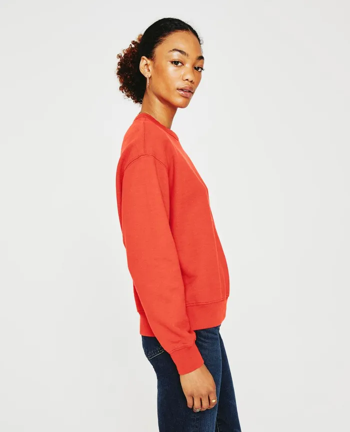 Nova Crew Terra Cotta Women AG Jeans Sweatshirts Nova Crew Terra Cotta Women AG Jeans Sweatshirts