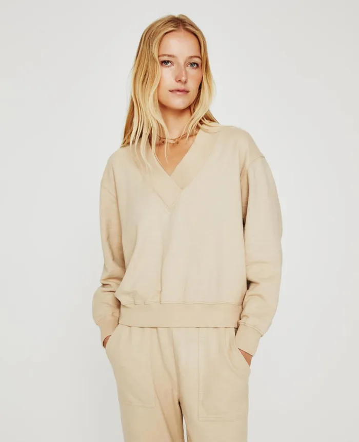 Nova Vee Yuma Sand Women AG Jeans Sweatshirts