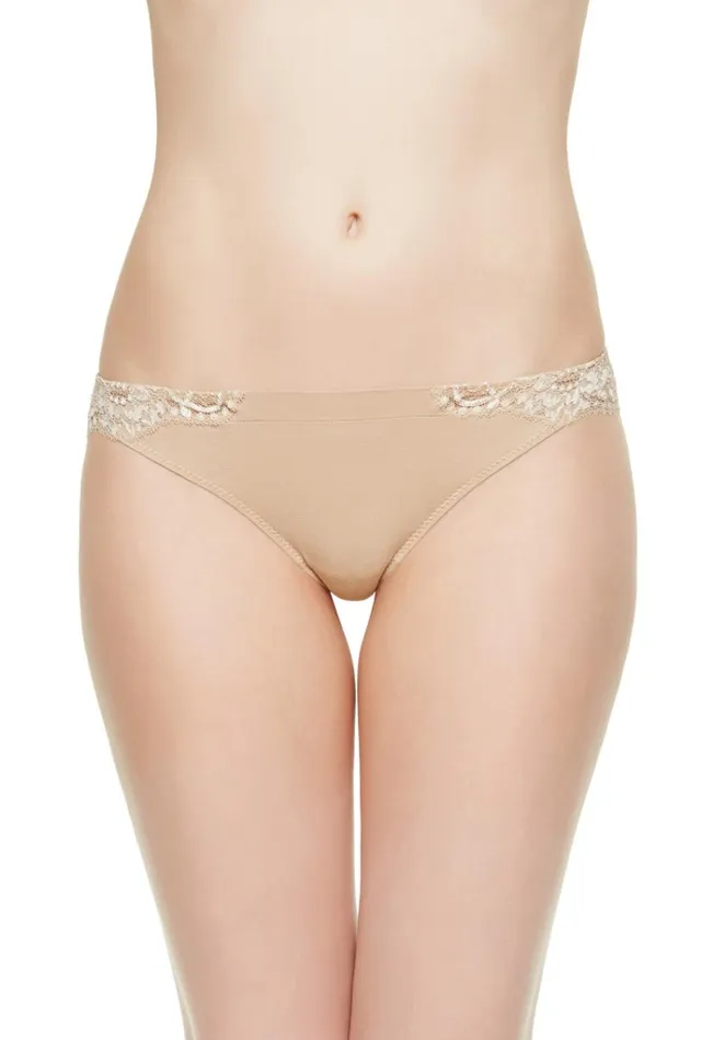Nude Cotton Thong Lingerie La Perla G String and Thong