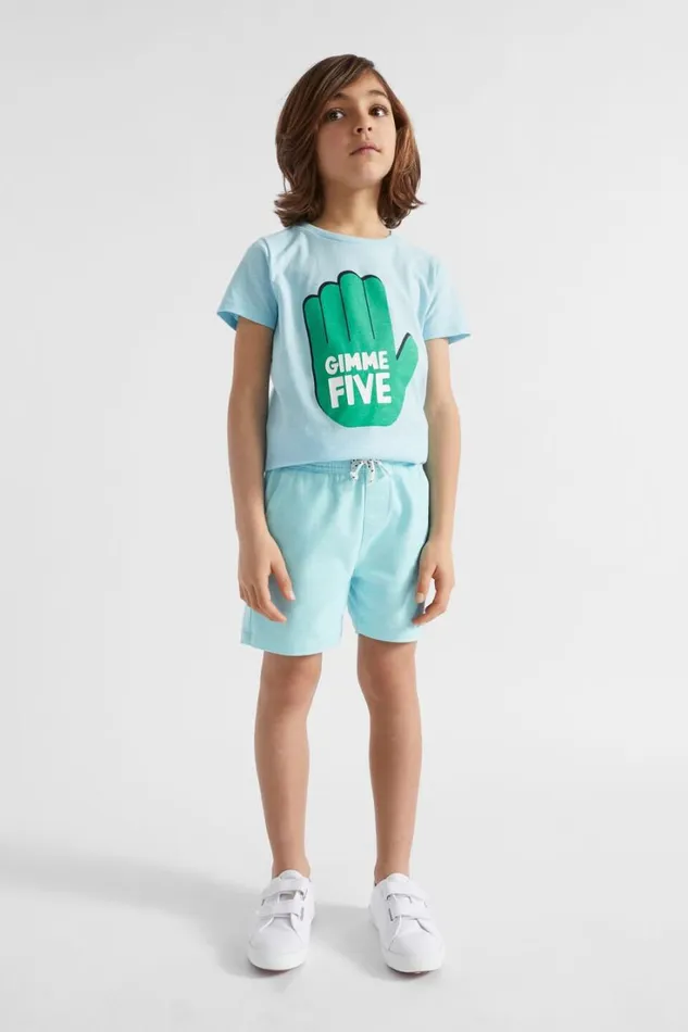 Occasion Boy Seed Heritage Core Logo Short Ocean Blue
