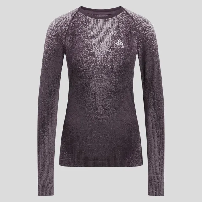 Odlo Base Layers The Pow Blackcomb Base Layer Top Gray Ridge 8211 Women