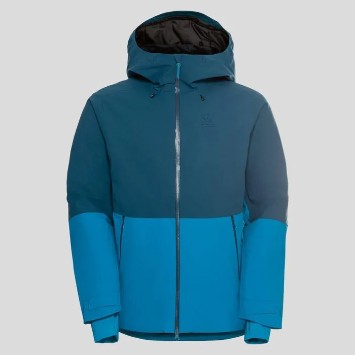 Odlo Jackets and Vests The Bluebird SThermic Ski Jacket Deep Dive 8211 Stunning Blue 8211 Men Odlo Jackets and Vests The Bluebird SThermic Ski Jacket Deep Dive 8211 Stunning Blue 8211 Men