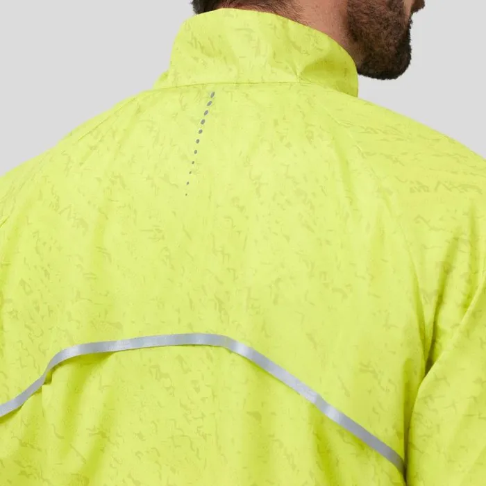Odlo Jackets and Vests The Zeroweight Print Running Jacket Evening Primrose 8211 Men