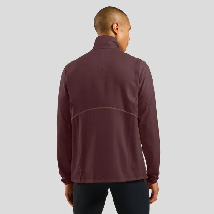 Odlo Jackets and Vests The Zeroweight Warm Softshell Running Vest 20 Fudge 8211 Men