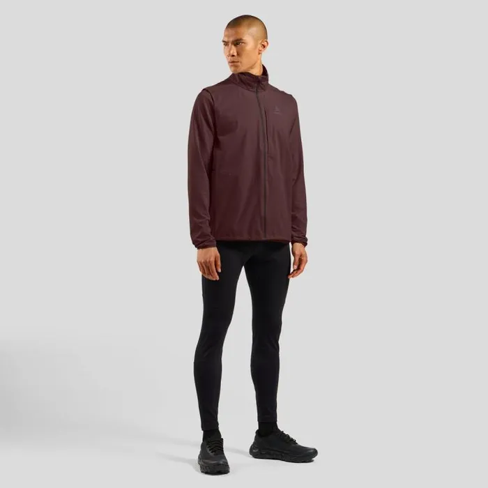 Odlo Jackets and Vests The Zeroweight Warm Softshell Running Vest 20 Fudge 8211 Men