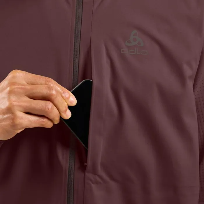 Odlo Jackets and Vests The Zeroweight Warm Softshell Running Vest 20 Fudge 8211 Men