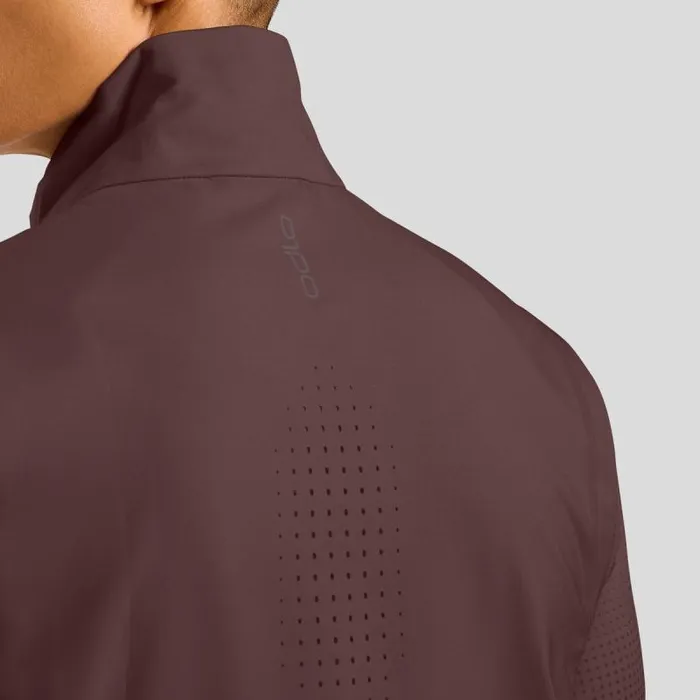 Odlo Jackets and Vests The Zeroweight Warm Softshell Running Vest 20 Fudge 8211 Men