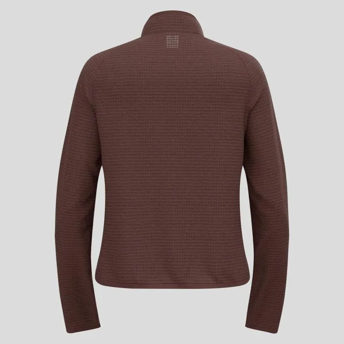 Odlo Mid Layers and Longsleeves The Ascent HalfZip Mid Layer Fudge 8211 Women