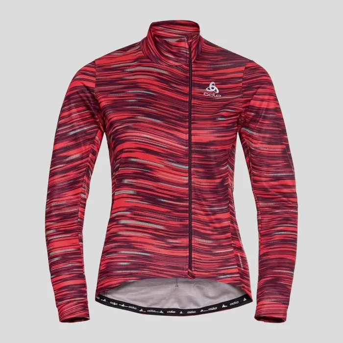 Odlo Mid Layers and Longsleeves The Zeroweight Ceramiwarm Long Sleeve Cycling Jersey Siesta 8211 Women Odlo Mid Layers and Longsleeves The Zeroweight Ceramiwarm Long Sleeve Cycling Jersey Siesta 8211 Women