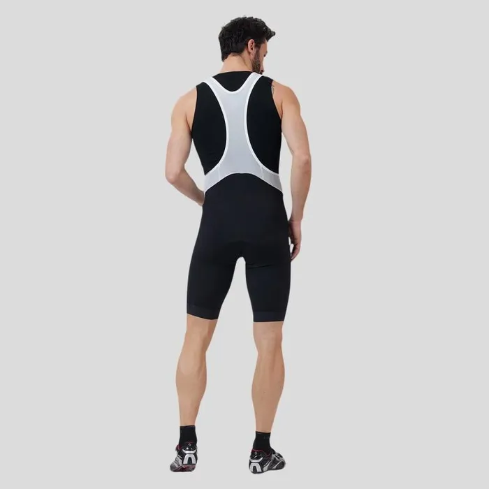 Odlo Shorts The Zeroweight Bib Shorts White 8211 Black 8211 Men