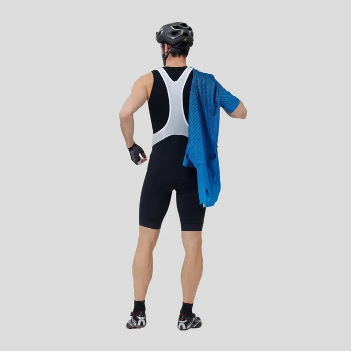 Odlo Shorts The Zeroweight Bib Shorts White 8211 Black 8211 Men