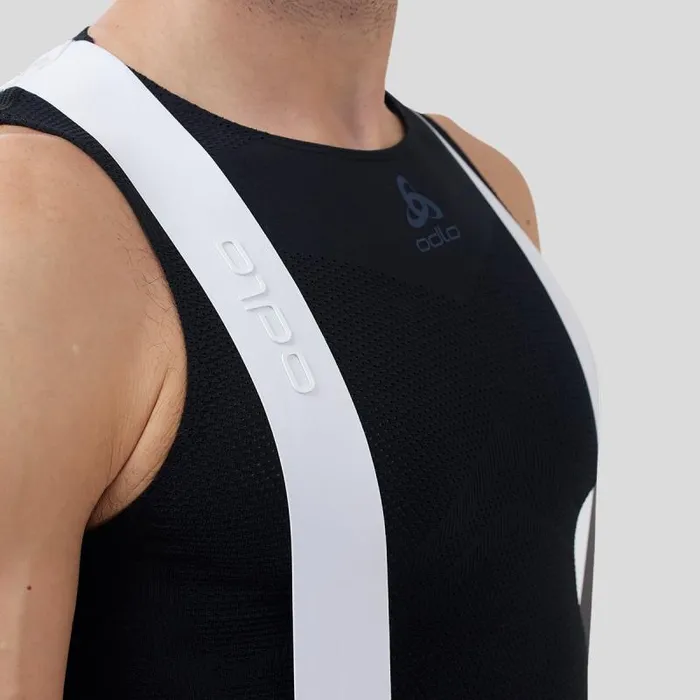 Odlo Shorts The Zeroweight Bib Shorts White 8211 Black 8211 Men