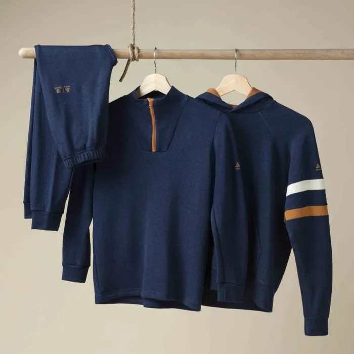 Odlo Ski and Snow The Espeland Merino 250 Joggers Sky Captain 8211 Kids