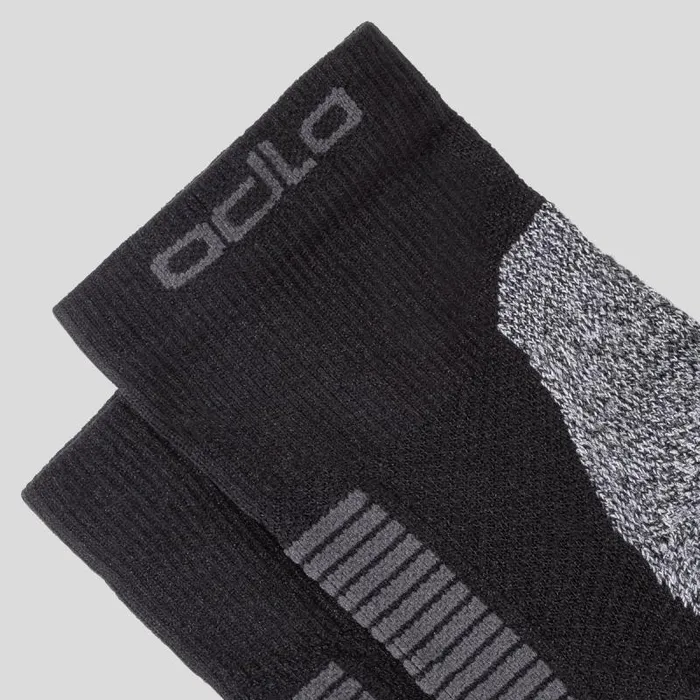 Odlo Socks The Ceramicool Stabilizer Quarter Socks Black 8211 WomenMen