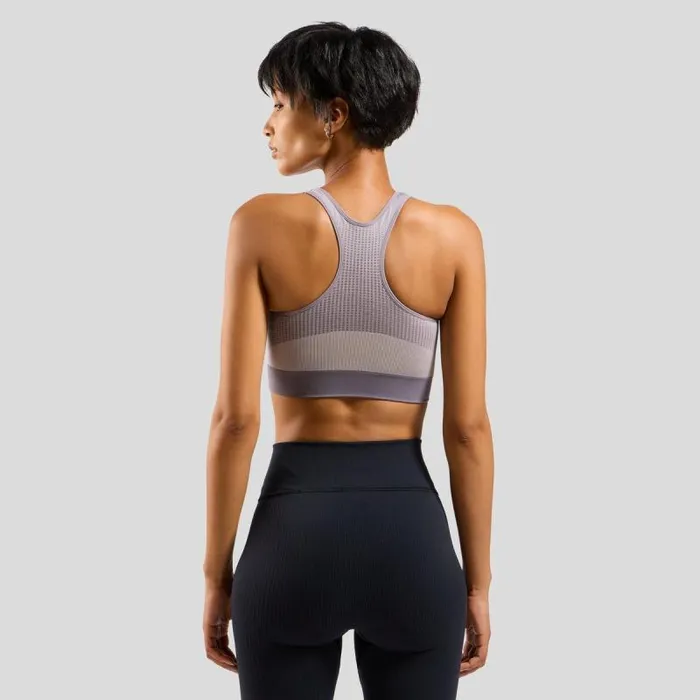 Odlo Sports Bras The Seamless High Sports Bra Gray Ridge 8211 Misty Lilac 8211 Women
