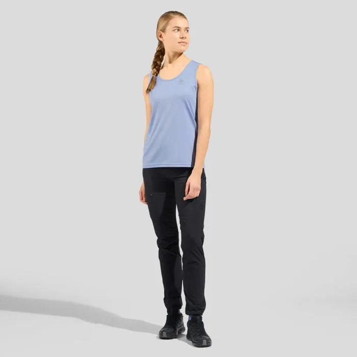 Odlo Tshirts and Polos The Cardada Singlet Blue Heron 8211 Women