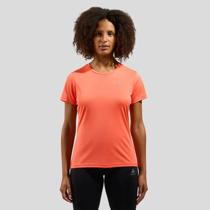 Odlo Tshirts and Polos The Essential Flyer Running TShirt Living Coral 8211 Women Odlo Tshirts and Polos The Essential Flyer Running TShirt Living Coral 8211 Women