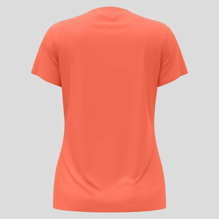 Odlo Tshirts and Polos The Essential Flyer Running TShirt Living Coral 8211 Women