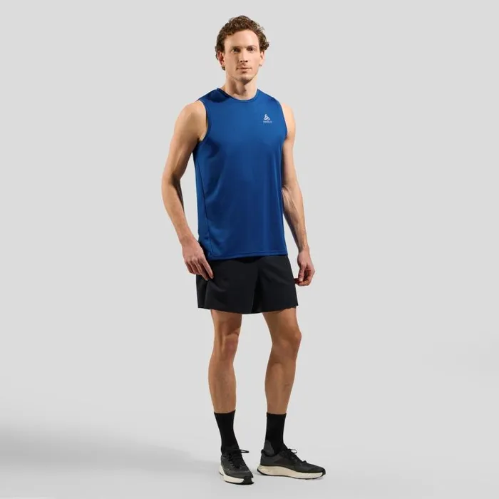 Odlo Tshirts and Polos The Essentials Base Layer Running Singlet Limoges 8211 Men