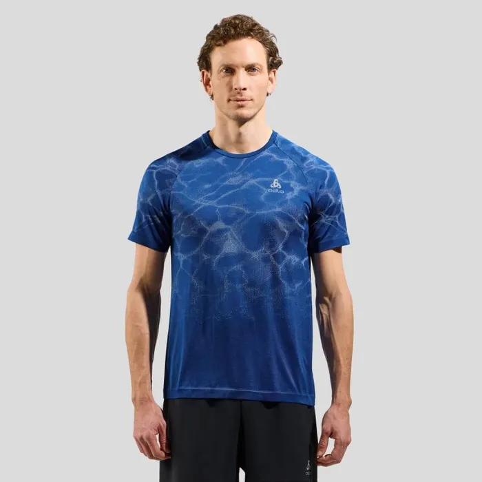 Odlo Tshirts and Polos The Zeroweight Seamless Running TShirt Limoges 8211 Men Odlo Tshirts and Polos The Zeroweight Seamless Running TShirt Limoges 8211 Men