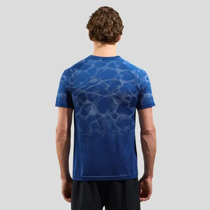 Odlo Tshirts and Polos The Zeroweight Seamless Running TShirt Limoges 8211 Men