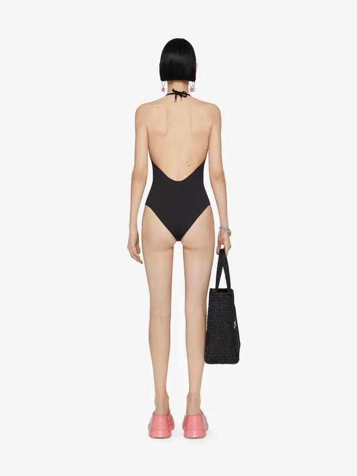 OnePiece 4g Swimsuit With Pearls Black Women Givenchy Swimwear