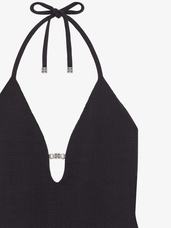 OnePiece 4g Swimsuit With Pearls Black Women Givenchy Swimwear