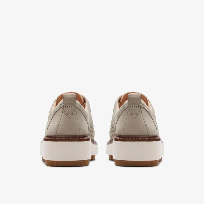 Orianna Move Stone Nubuck Women Clarks Platforms