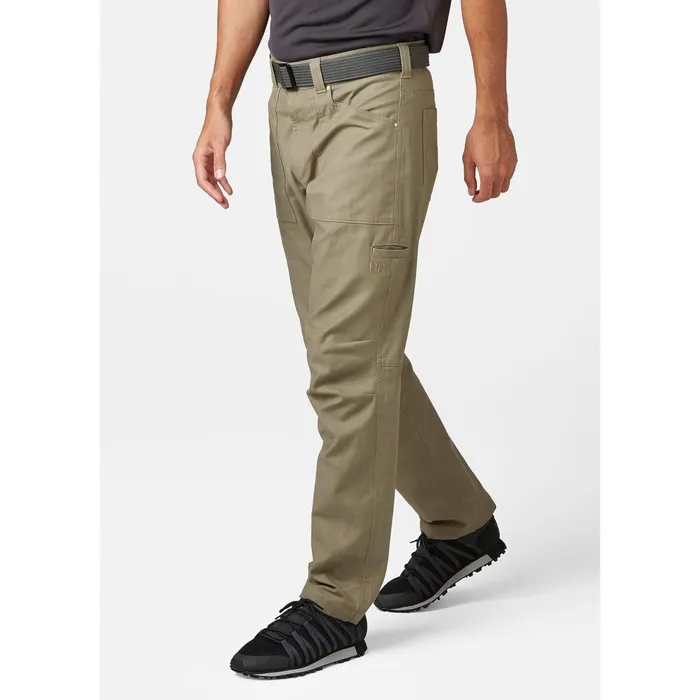 Outdoor and Hiking Pants Men Helly Hansen ESSENTIAL CANVAS PANT 720 Fallen Rock