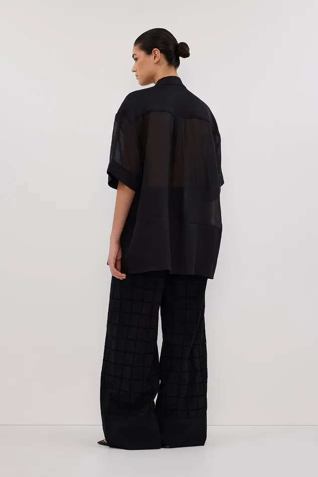 OWEN BLACK BRODERIE PANT Women DISSH Pants