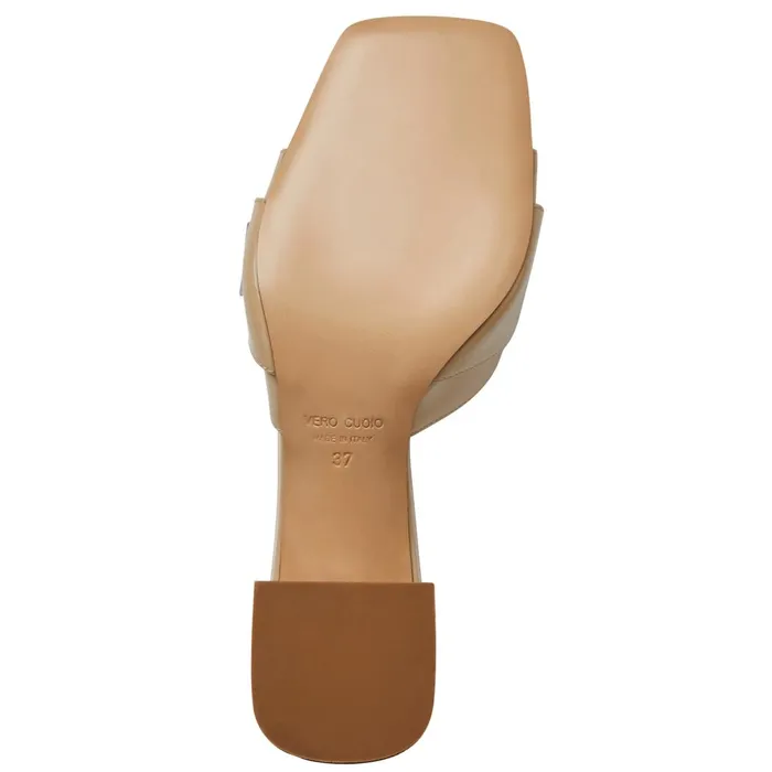 PAGE Single Band Sandal BEIGE PATENT Women Bruno Magli Sandals and Slides