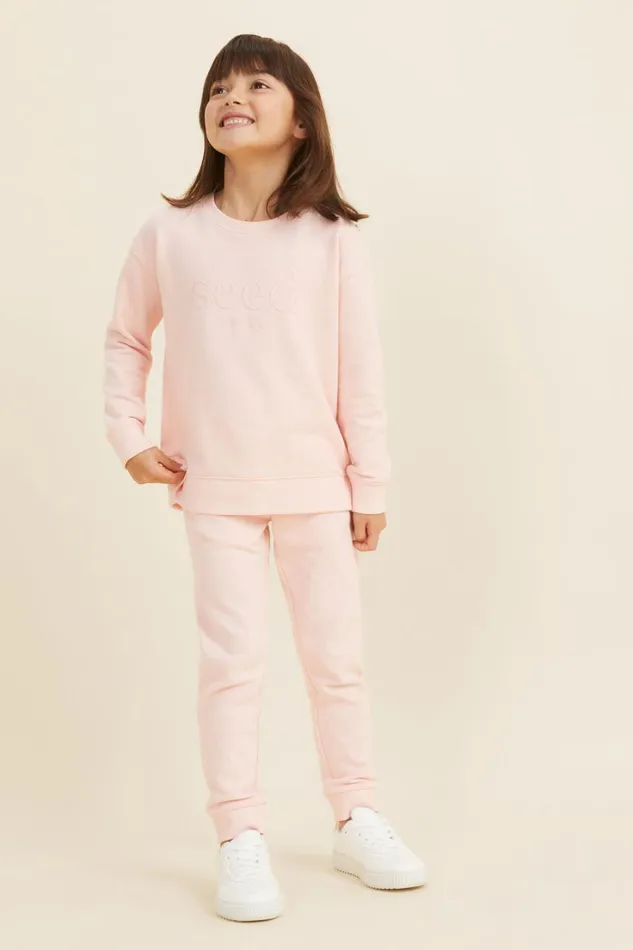Pants Girl Seed Heritage Core Trackpant Dusty Rose